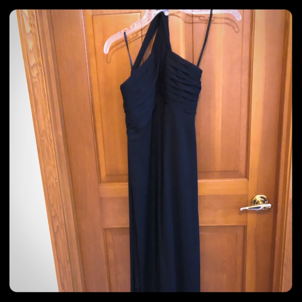 Alex evening 6petite elegant one shoulder gown